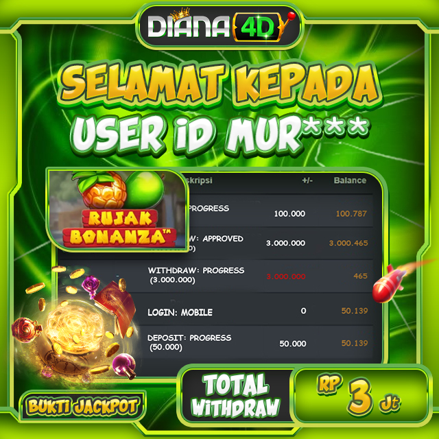 SELAMAT USER ID MUR*** MENDAPATKAN MAXWIN