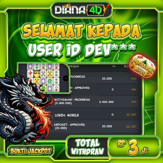 SELAMAT USER ID DEV*** MENDAPATKAN MAXWIN