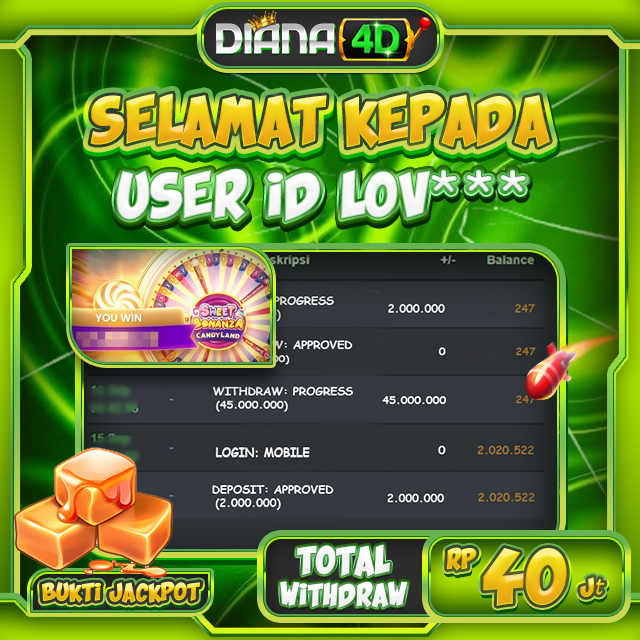 SELAMAT USER ID LOV*** MENDAPATKAN MAXWIN