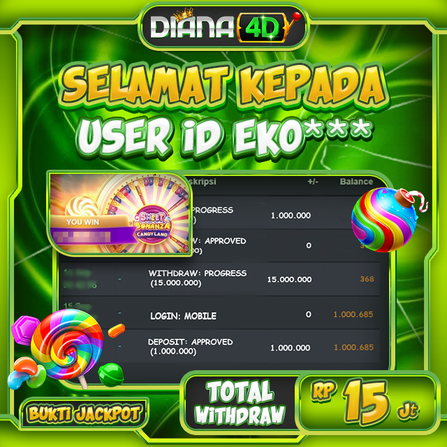 SELAMAT USER ID EKO*** MENDAPATKAN MAXWIN