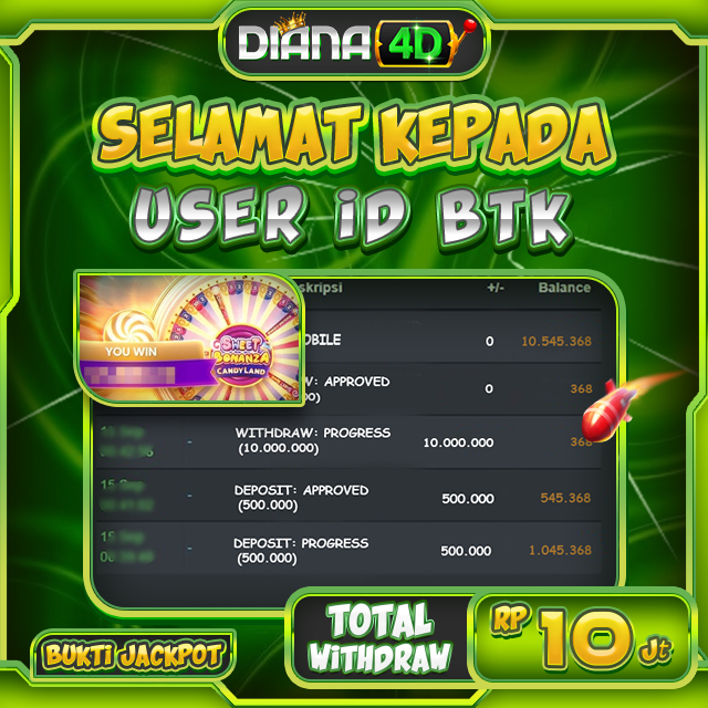 SELAMAT USER ID BTK***G MENDAPATKAN MAXWIN