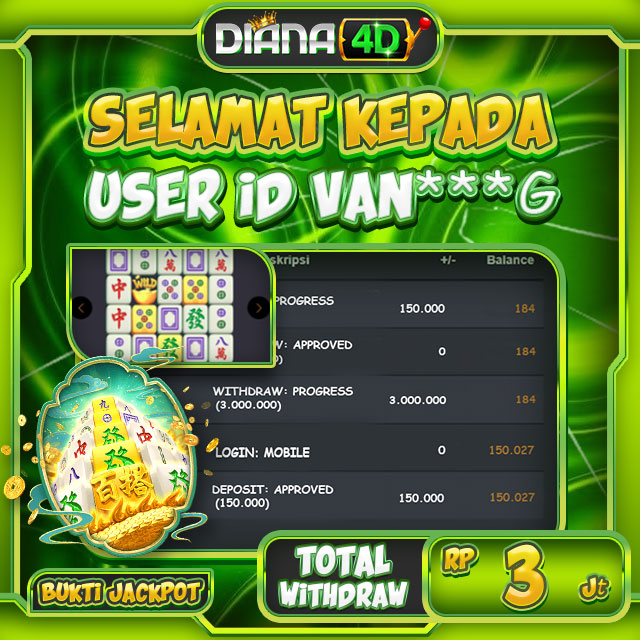 SELAMAT USER ID VAN***G MENDAPATKAN MAXWIN
