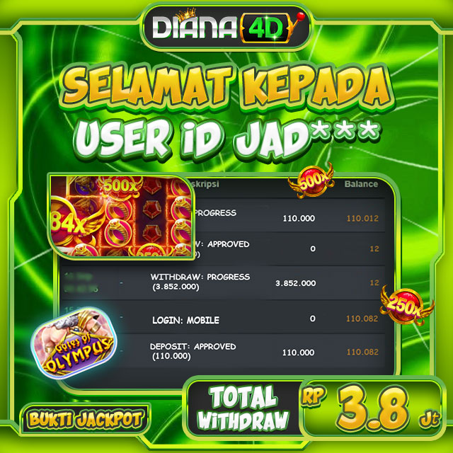 SELAMAT USER ID JAD*** MENDAPATKAN MAXWIN