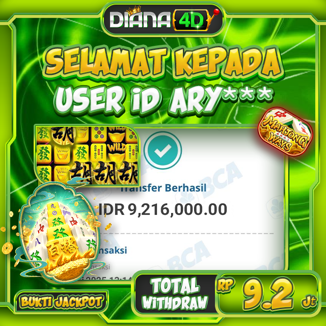 SELAMAT USER ID ARY*** MENDAPATKAN MAXWIN