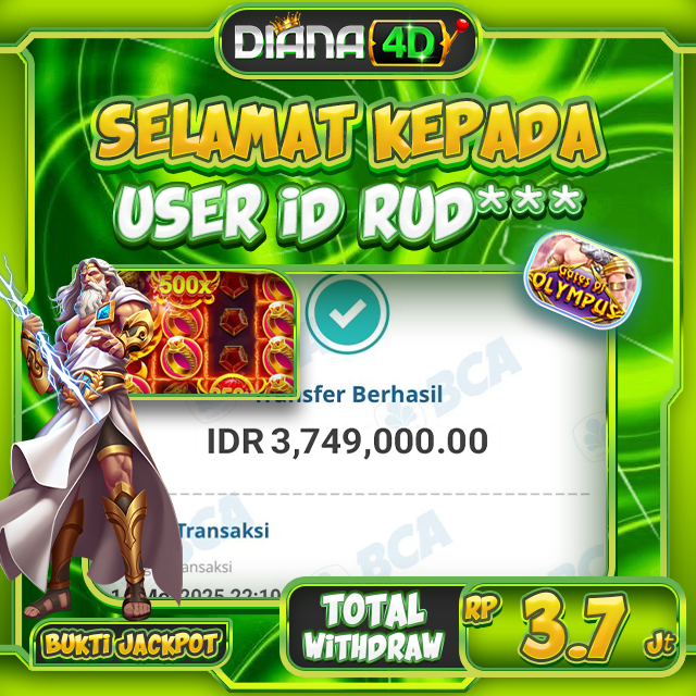 SELAMAT USER ID RUD*** MENDAPATKAN MAXWIN