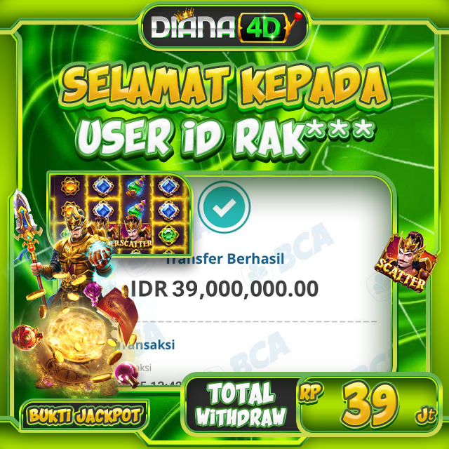 SELAMAT USER ID RAK*** MENDAPATKAN MAXWIN