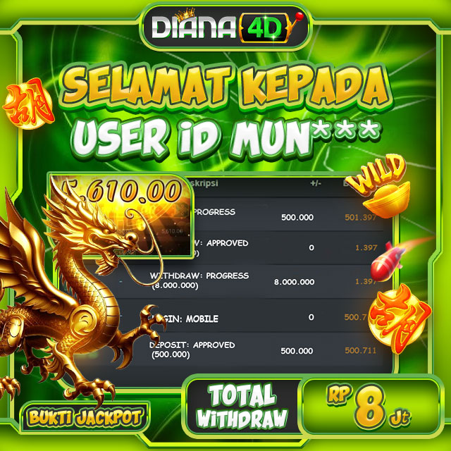 SELAMAT USER ID MUN*** MENDAPATKAN JACKPOT